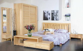 卧室系列产品 柳河润楠家具 实木家具 环保家具制造